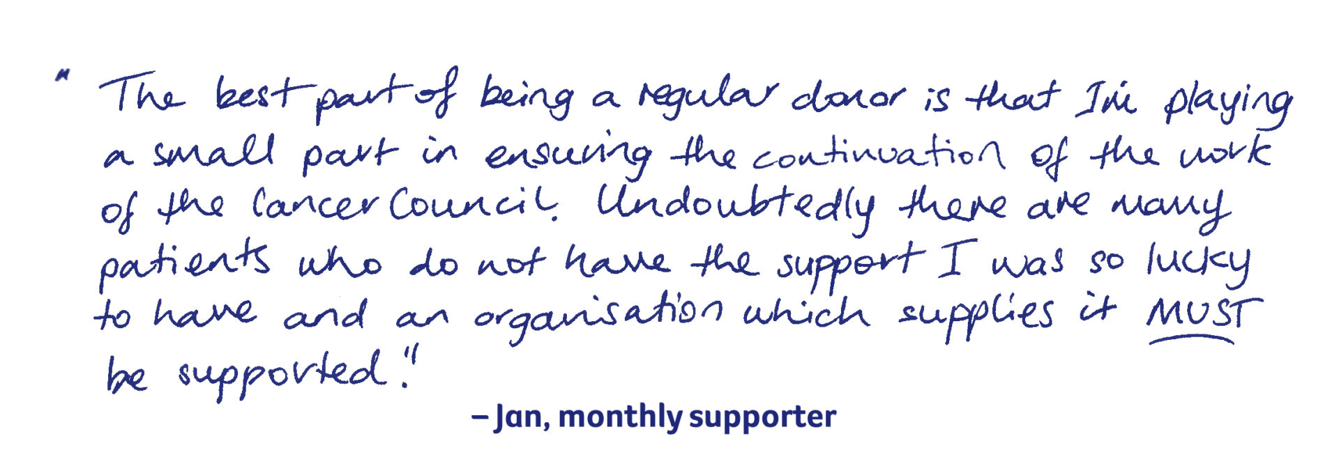 regular giving quote